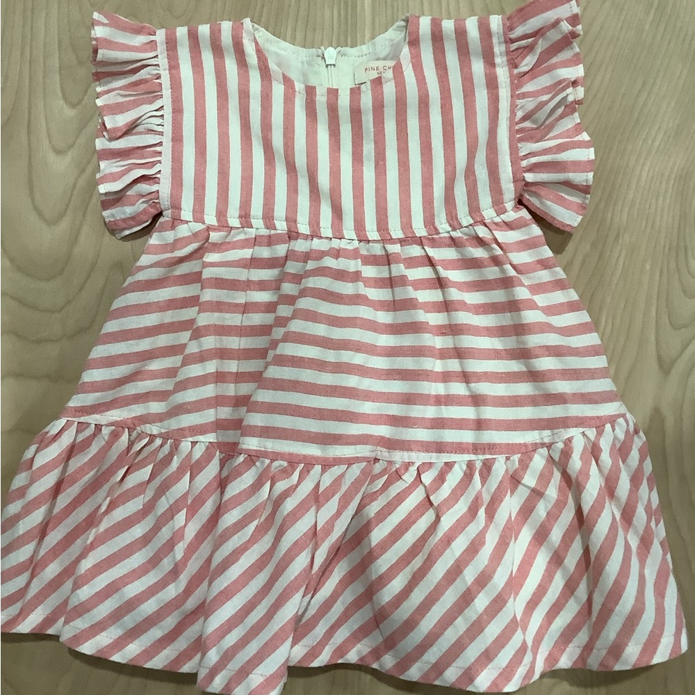 Pink Striped Dress
